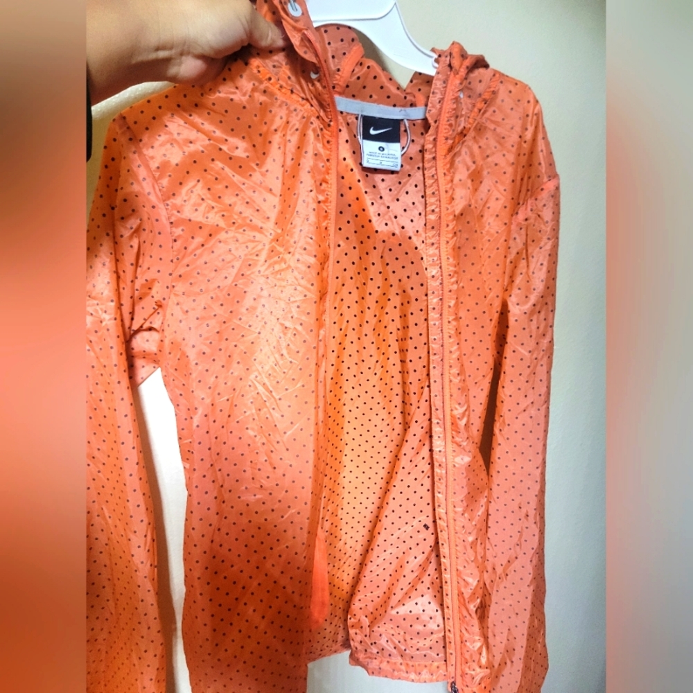Thin Nike Running Jacket, Size S Polka Dot Womens